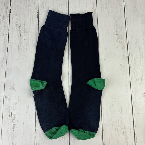 Polo Ralph Lauren Navy/Green Pony Mens Crew Dress Socks - Picture 4 of 7
